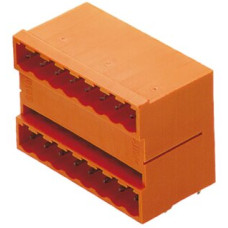 Stiftleiste Weidmüller SLD geschlossen THT 5mm 8L 90° 3.2mm verzinnt orange - 1 Stück