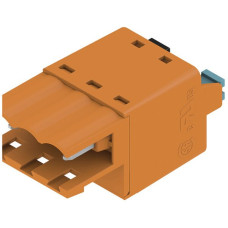 Stiftstecker WM Signal SLF 5.08/03/180 SN OR BX SO 3L 180° 5.08mm orange - 1 Stück