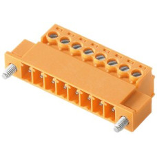 Stiftstecker Weidmüller SCZ Flansch invertiert 3,81mm 4L verzinnt schwarz - 1 Stück