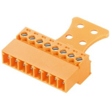 Stiftstecker Weidmüller SCZ geschlossen Zugentlastung 3.81mm 5L verzinnt orange - 1 Stück