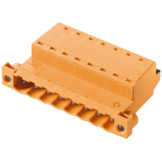 Stiftstecker Weidmüller SLF Flansch 5,08mm 2L verzinnt orange - 1 Stück
