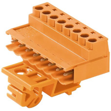 Stiftstecker Weidmüller SLS Schwalbenschwänze 5.08mm 10L verzinnt orange - 1 Stück