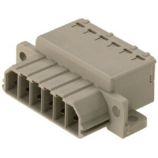 Stiftstecker Weidmüller STV S 6 TS Flansch 7mm 6L versilbert grau - 10 Stück