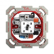 UP-Leuchtdruckschalter Feller SNAPFIX 3/1L Seitenlinse KS weiss BAM