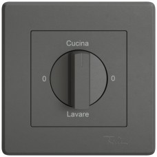UP-Montageset EDIZIO.liv SNAPFIX f.Drehschalter mit Griff 0-Cuc-0-Lav.dunkelgrau
