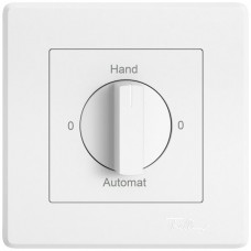 UP-Montageset EDIZIO.liv SNAPFIX f.Drehschalter mit Griff 0-Hand-0-Automat weiss