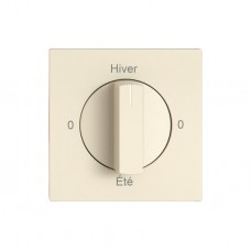 Abdeckset EDIZIO.liv SNAPFIX f.Drehschalter m.Griff 0-Hiver-0-Été crema G A