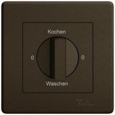 UP-Montageset EDIZIO.liv SNAPFIX f.Drehschalter mit Griff 0-Kochen-0-Waschen braun