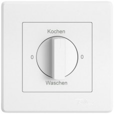 UP-Montageset EDIZIO.liv SNAPFIX f.Drehschalter mit Griff 0-Kochen-0-Waschen weiss