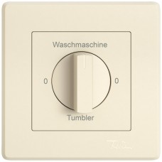 UP-Montageset EDIZIO.liv SNAPFIX f.Drehschalter mit Griff 0-Wasch-0-Tumb crema