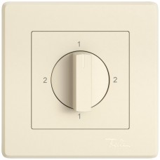 UP-Montageset EDIZIO.liv SNAPFIX f.Drehschalter mit Griff 2-1-2-1 crema