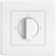 UP-Montageset EDIZIO.liv SNAPFIX f.Drehschalter mit Griff 2-1-2-1 weiss