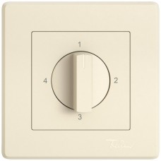 UP-Montageset EDIZIO.liv SNAPFIX f.Drehschalter mit Griff 4-1-2-3 crema