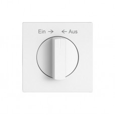 Montageset EDIZIO.liv SNAPFI f.Drehschalter mit Griff Ein → ← Aus weiss