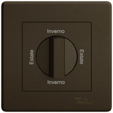 UP-Montageset EDIZIO.liv SNAPFIX f.Drehschalter mit Griff Est-Inv-Est-Inv braun