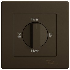 UP-Montageset EDIZIO.liv SNAPFIX f.Drehschalter mit Griff Été-Hiver-Été-Hiver braun