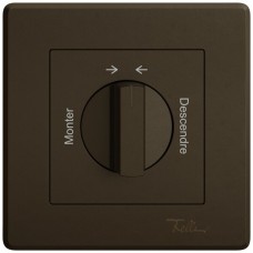 UP-Montageset EDIZIO.liv SNAPFIX f.Drehschalter mit Griff Mont.→ ← Desc.braun