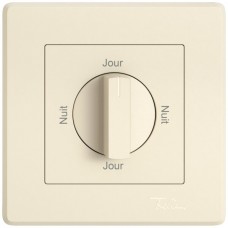 UP-Montageset EDIZIO.liv SNAPFIX f.Drehschalter mit Griff Nuit-Jour-Nuit-Jour crema