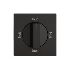 Abdeckset EDIZIO.liv SNAPFIX f.Drehschalter m.Griff Nuit-Jour-Nuit-Jour schwarz G A