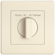 UP-Montageset EDIZIO.liv SNAPFIX f.Drehschalter mit Griff Ouvrir → ← Fermer crema