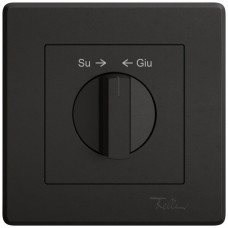 UP-Montageset EDIZIO.liv SNAPFIX f.Drehschalter mit Griff Su → ← Giù schwarz