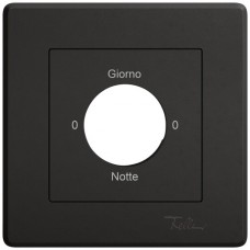 UP-Montageset EDIZIO.liv SNAPFIX f.Drehschalter mit Schloss 0-Giorno-0-Notte schwarz