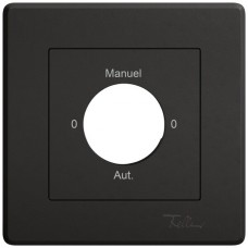 UP-Montageset EDIZIO.liv SNAPFIX f.Drehschalter mit Schloss 0-Man-0-Auto (F) schwarz