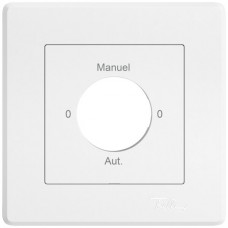 Abdeckset EDIZIO.liv SNAPFIX f.Drehschalter m.Schloss 0-Man-0-Auto (F) weiss GMI A