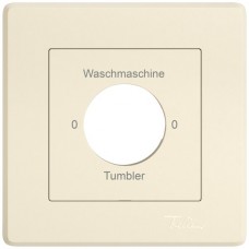 UP-Montageset EDIZIO.liv SNAPFIX f.Drehschalter mit Schloss 0-Wasch-0-Tumb crema