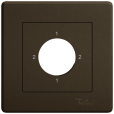 UP-Montageset EDIZIO.liv SNAPFIX f.Drehschalter mit Schloss 2-1-2-1 braun