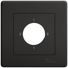 UP-Montageset EDIZIO.liv SNAPFIX f.Drehschalter mit Schloss 2-1-2-1 schwarz