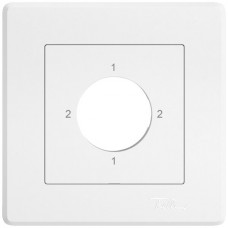 UP-Montageset EDIZIO.liv SNAPFIX f.Drehschalter mit Schloss 2-1-2-1 weiss