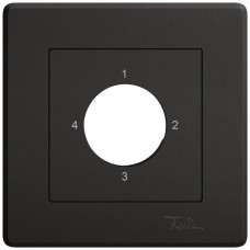 UP-Montageset EDIZIO.liv SNAPFIX f.Drehschalter mit Schloss 4-1-2-3 schwarz