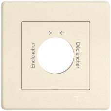 UP-Montageset EDIZIO.liv SNAPFIX f.Drehschalter mit Schloss Encl.→ ← Décl.crema