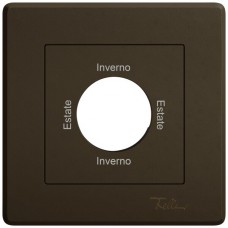 UP-Montageset EDIZIO.liv SNAPFIX f.Drehschalter mit Schloss Est-Inv-Est-Inv braun