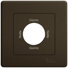 UP-Montageset EDIZIO.liv SNAPFIX f.Drehschalter mit Schloss Not-Gio-Not-Gio braun
