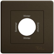 UP-Montageset EDIZIO.liv SNAPFIXit  f.Drehschalter mit Schloss Som-Win-Som-Win braun