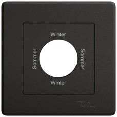 UP-Montageset EDIZIO.liv SNAPFIX f.Drehschalter mit Schloss Som-Win-Som-Win schwarz