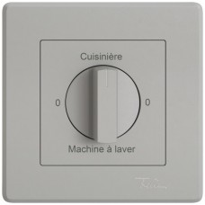 Abdeckset EDIZIO.liv SNAPFIX f.Drehsch.m.Griff 0-Cuisin.-0-Mach.lav.hellgrau GMI A