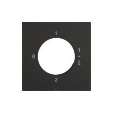 Abdeckset EDIZIO.liv SNAPFIX f.Drehsch.m.Schloss 0-1-1+2-2 schwarz G A