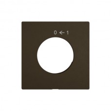 Abdeckset EDIZIO.liv SNAPFIX f.Drehsch.m.Schloss 0 ← 1 braun G A