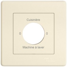 Abdeckset EDIZIO.liv SNAPFIX f.Drehsch.m.Schloss 0-Cuisin.-0-Mach.lav.crema GMI A