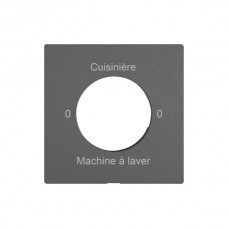Abdeckset EDIZIO.liv SNAPFIX f.Drehsch.m.Schloss 0-Cuisin.-0-Mach.lav.dunkelgrau G A