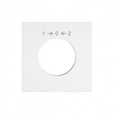 Montageset EDIZIO.liv SNAPFIX f.Drehsch.m.Schloss 1 → 0 ← 2 weiss 