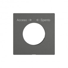 Montageset EDIZIO.liv SNAPFIX f.Drehsch.m.Schloss Acceso → ← Spento dunkelgrau