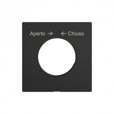 Montageset EDIZIO.liv SNAPFIX f.Drehsch.m.Schloss Aperto → ← Chiuso schwarz