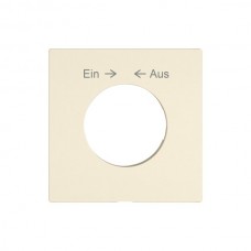 Abdeckset EDIZIO.liv SNAPFIX f.Drehsch.m.Schloss Ein → ← Aus crema G A