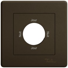 Abdeckset EDIZIO.liv SNAPFIX f.Drehsch.m.Schloss Nuit-Jour-Nuit-Jour braun GMI A