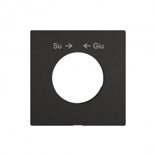 Abdeckset EDIZIO.liv SNAPFIX f.Drehsch.m.Schloss Su → ← Giù schwarz G A