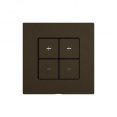 Bedienaufsatz zu Dimmer EDIZIO.liv Wiser SNAPFIX 2K 4T braun (umbra) A G A